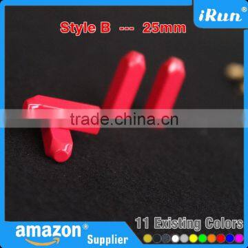 Green Shoe Lace Tips Aglets New for Repairs or Shoe Lace Making 4 in a Pack - Yeezy Shoelaces Metal Endings in 11 Colors photo-5