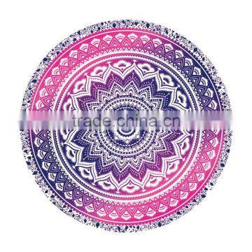 alson drop shipping Sunshine Bath Hiking Camping Picnic Home Window DaySeventh Round Hippie Tapestry Beach Throw Roundie Mandala