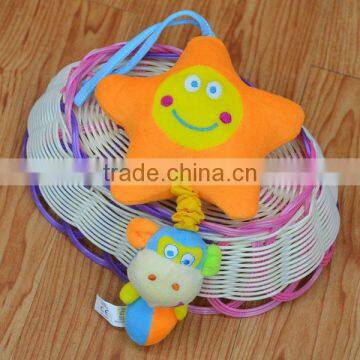 Moon& Star& Sunflower Pull String Musical Plush Toys Baby Educational Stuffed & Plush Toy photo-2