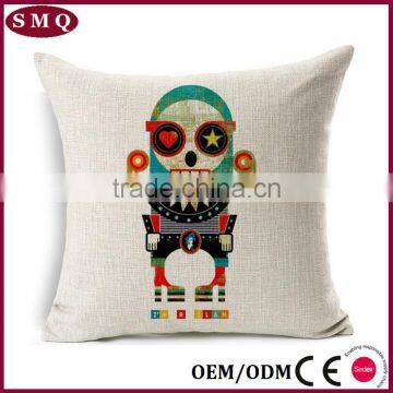 Factory Made Mixed Linen Fabric Painting Designs Cushion With Animal photo-4