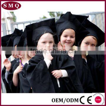 Black Children Graduation Gown And Caps