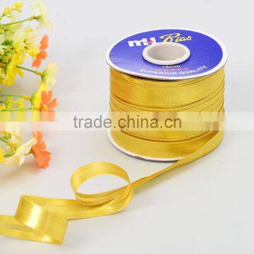 Gold Metallic Shiny Bias Binding Tape photo-2