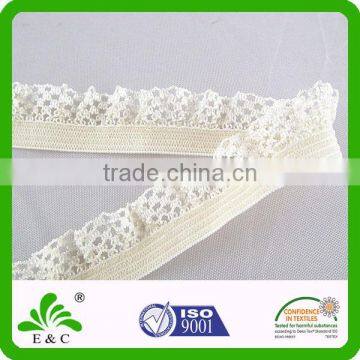 wholesale crochet lace elastic ribbon for underwear