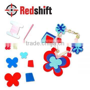 Do it Yourself Toy Make Your Felt Jewelry Bracelet Butterfly photo-2