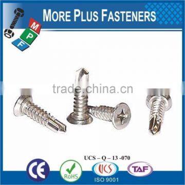 Made in Taiwan Steel Material High Quality PHIL Drive Flat Head Patta Milti Self Drilling Screws photo-5
