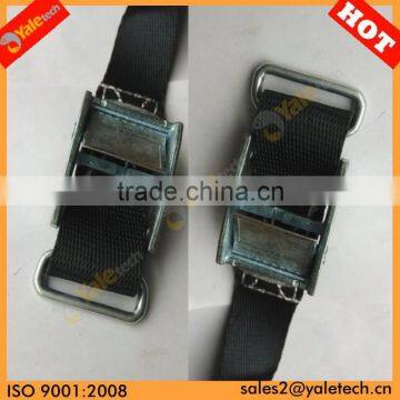 TUV/GS approved 1" zinc buckle ratchet lashing/lock cam buckle strap/cam buckle nylon strap