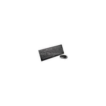 ABS 2.4Ghz Wireless anti-static, strain-reducing, durable Black Metal Keyboard