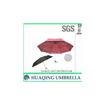 MF-006 3 Fold Windproof Manual Open Men Umbrella