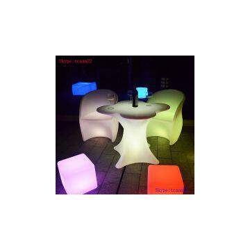 Led Illuminated Furniture Coffee Bar Table photo-2
