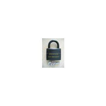 Pull Iron Padlock With Plastic