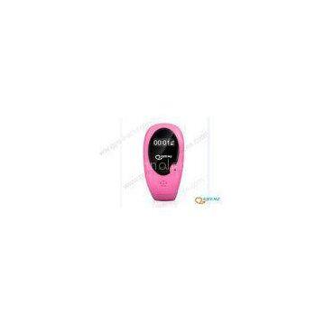 Pink Child Locator GPS Watch , GPS Phone Watch Real Time Position Monitoring