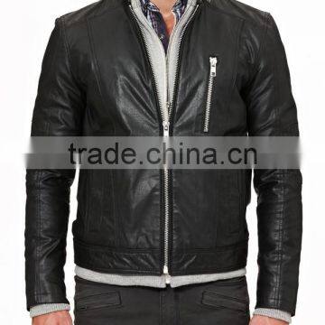 New fashion genuine sheep leather jacket for men