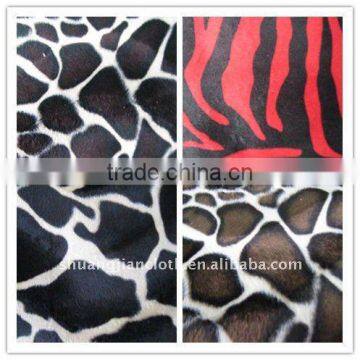 100%Polyester Printed Velour Fabric