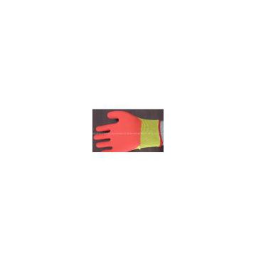 Nylon Latex coated glove -crinkle surface