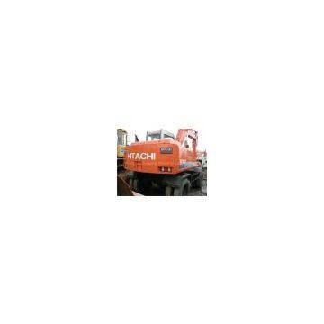 used Hitachi wheel excavator EX100WD