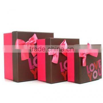 Romantic Valentine's Day Gift Box With Printed "Love You" ,Birthday Party Gift Box Manufacturer photo-5
