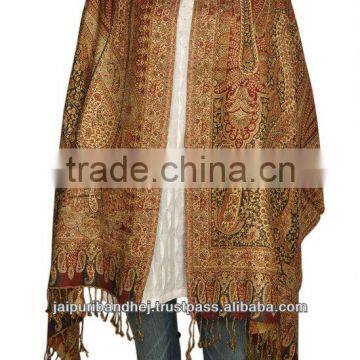 Indian Ladies Designer Pashmina Shawl Stole Dupatta Chuneri