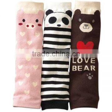 lovely cartoon animal design baby girl leg warmers