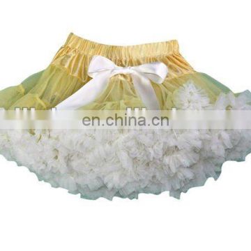 wholesale yellow girl pettiskirts/baby tutu skirts MP-0055