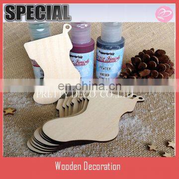 10 Wooden Christmas Stocking Decoration Christmas ornament