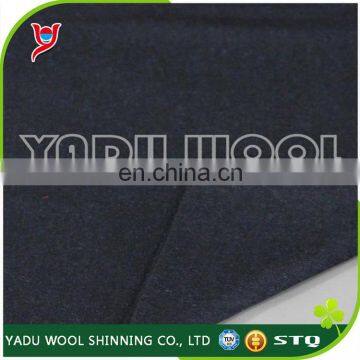 Cheap wool polyester fabrics for coats, dark grey tweed fabric wholesale