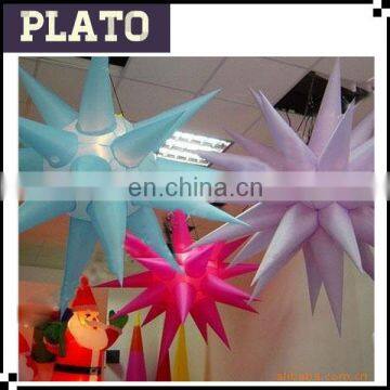 inflatable lighting decorative hanging star, party lighted star for sale