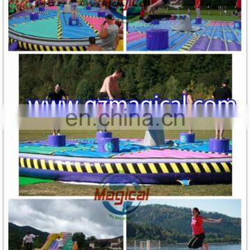Popular jumping bar Wipeout Eliminator Inflatable Game
