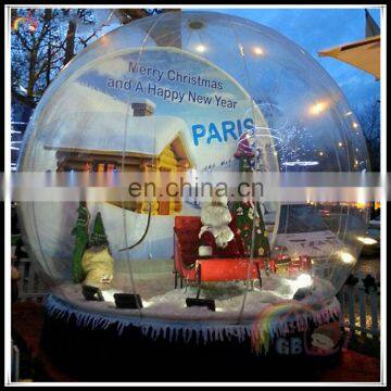 Christmas Yard Decoration Inflatable Snow Globe Decoration Wholesale Snow Globe