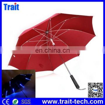 Wholesale cheap price Creative Luminous Umbrella Straight Rod LED lights Umbrella,Led Umbrella