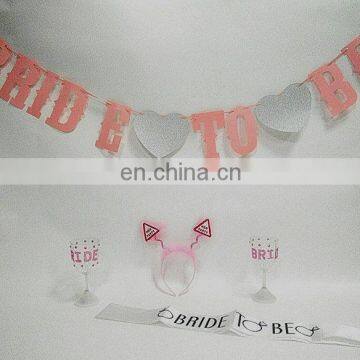 Bachelorette Party Banners Decorations Bride To Be Hen Patry Sets