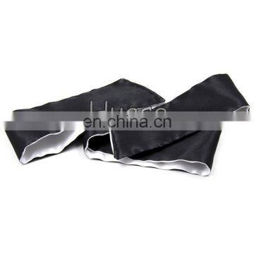 Sexy White & Black Long Blindfold, Satin Blindfold Satin Tie photo-3