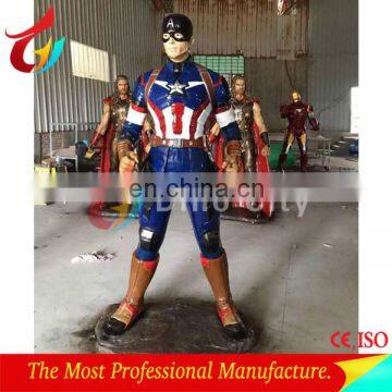 Hot Sale Life Size Glass Fiber Spiderman Sculpture for Theme Park photo-5