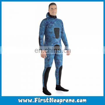 Import Top Quality Yamamoto Neoprene CR Sea Blue Camo Hunter Spearfishing Wetsuits