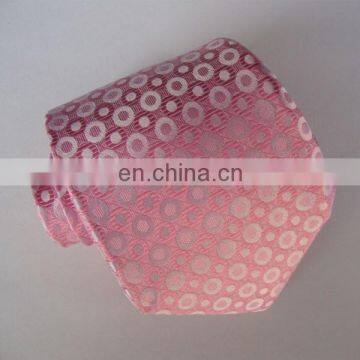 100% Silk Tie with pink color for young man