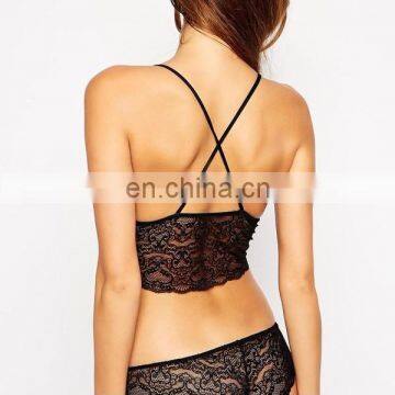 Cross Back Lace Gym Bra Set photo-3