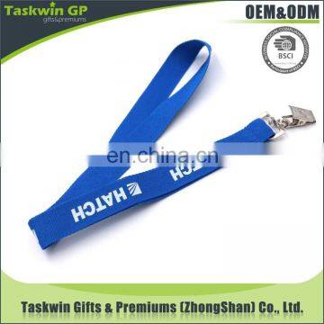 New Arrival Custom Cheap Printed Polyester Blue Lanyards no Minimum Order photo-3