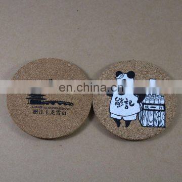 Factory wholesale new design custom logo Blank Cork Coaster