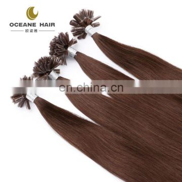 double drawn 100 keratin hair flat tip hair extension