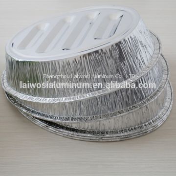 Oval Aluminium foil container disposable turkey pan