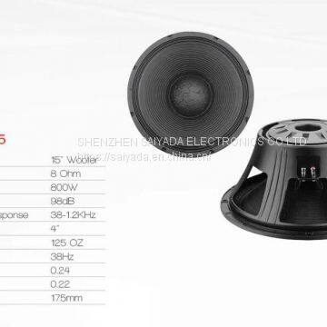 Hot Sale 15 Inch Woofer Woofer Speakers photo-2