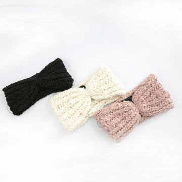 Headband Supplier Custom Lady Knit Warm Sports Boucle Headband Headwrap