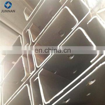 A36 SS400 Q235 Zinc 40g Galvanized C purlin C channel steel C beam