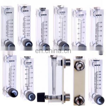 LZT panel sea water flow meter with regulator Air flowmeter ,direct reading meter  panel flow meter LZT-6T