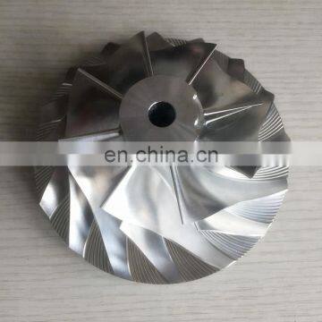 HX82 90.60/141.05mm 8+8 blades 3535772/3533703/3593182 Turbo Billet/milling/aluminum 2618 compressor wheel