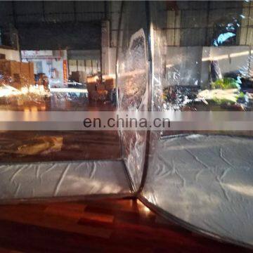 4m Outdoor Portable Clear PVC Steel Pole Inflatable Bubble Camping Tent for Sale
