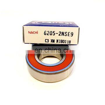 high speed nachi bearing 6205-2RS deep groove ball bearing 6205-2Z size 25x52x15mm