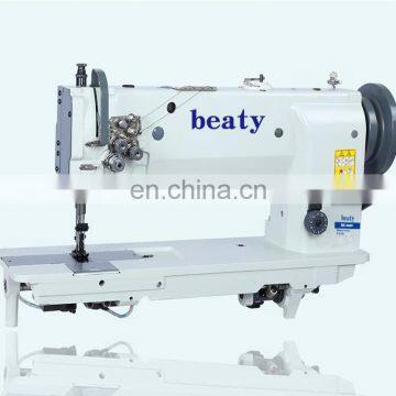 BA 4420 CUSTOMIZED COMPOUND FEED FLAT BED DOUBLE NEEDLE HEAVY DUTY LEATHER BAGS MAKING INDUSTRIAL SEWING MACHINE