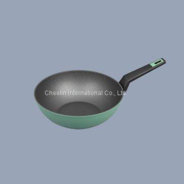 Non-stick Forged Aluminium Wok with Induction Bottom