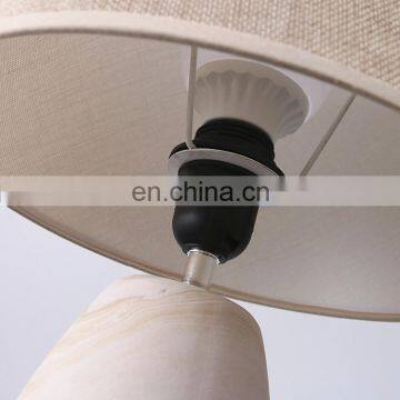 Nordic Living Room Decoration Brown Table Lamp Wholesale Cheap Exquisite Ceramic Bedside Lamp photo-6