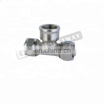 ISO Certification Forged Brass Pex Female Wallplate Elbow photo-4